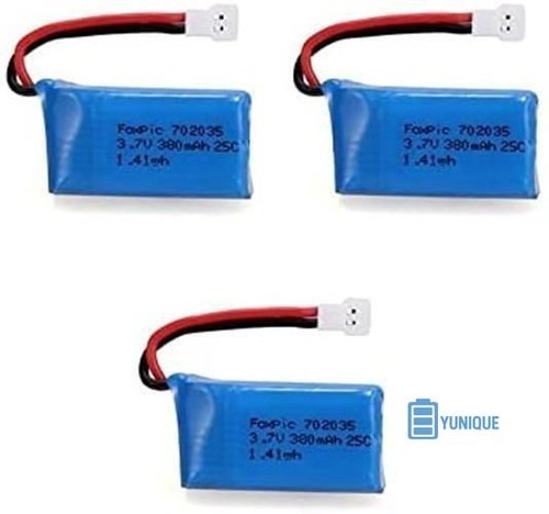 Lot batteries lipo 3 - lot, 3.7v