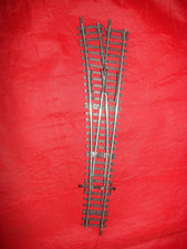 HORNBY HO AIGUILLAGE LONG GAUCHE ACIER SC 1/87 TRAIN ELECTRIQUE