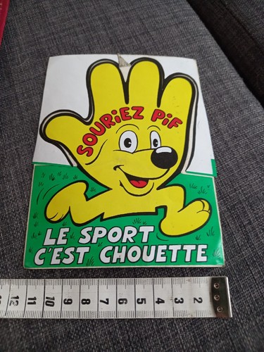 Autocollant vintage souriez - autocollant,