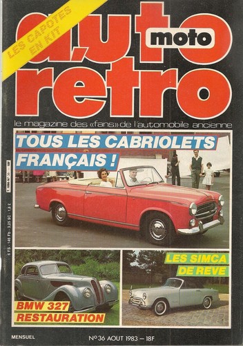 Auto retro cabrio - cabrio, francais