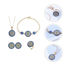 1 ensemble collier boucles