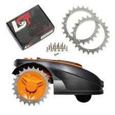 2x Pointes Tondeuse Robotisée Amélioration de la traction Ø 180 MM pour Kress