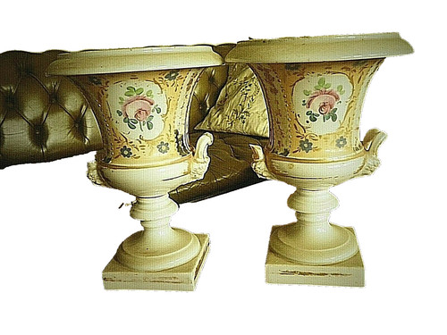 Paire vases empire à - de,