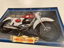 Terrot 125 EDLS Fleuron 1958 fiche carte moto passion collection Atlas