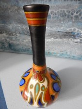 Vase pichet céramique Gouda signée Hollande Art déco