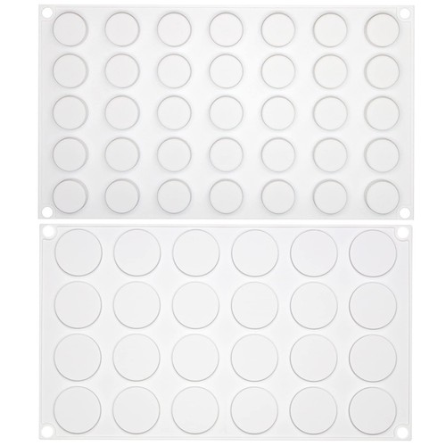 Moule rond plat - en, silicone