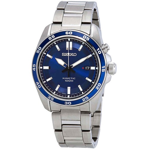 Seiko kinetic blue dial - kinetic,