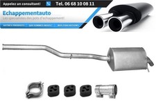 Mercedes W203/S203 C200/C220 2.2 CDI Silencieux arrière avec homolog. E