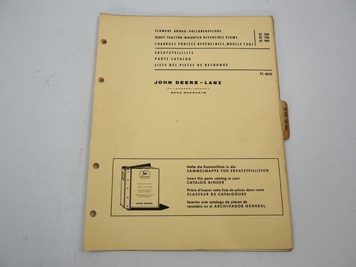 John deere lanz 500 700 - 500, 900