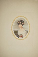 LITHO COULEUR  PORTRAIT FEMME