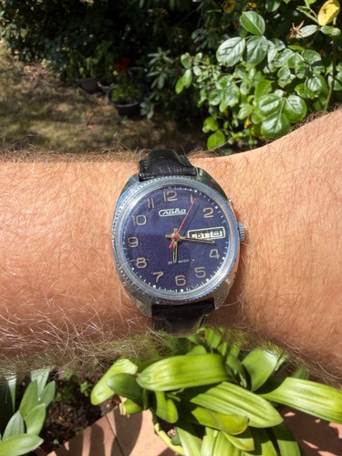Montre slava daydate purple - montre,