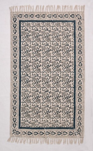 Tapis couloir coton indien - tapis,