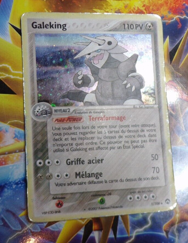 Carte pokemon galeking 108 - carte,
