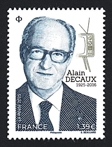 France 2025 timbre alain - france,