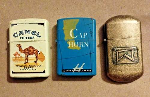 Lot briquets zippo vintage - zippo,