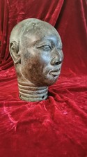 Tête Oba du Bénin. Bronze