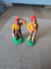 santons Lot De 2 Pêcheurs