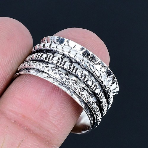 Bague bijou argent - en,