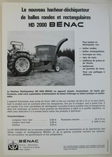 prospectus brochure hacheur