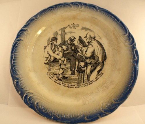 Assiette humoristique