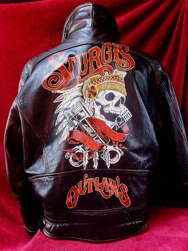 Vintage motorcycle jacket hand - vintage,