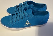 Basket Femme Le Coq Sportif En Toile Bleu 