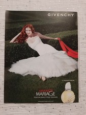 Publicité papier Parfum. Perfume Ad  Amarige Mariage de Givenchy de 2007