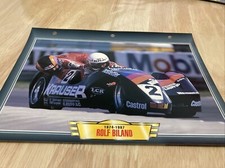 Rolf Biland fiche pilote vitesse carte moto passion collection Atlas