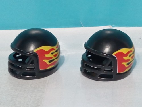 Playmobil casques joueur de - x2,