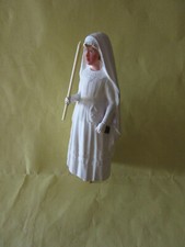 POUPEE  PETITCOLLIN  TOUT CELLULO COMMUNIANTE  années 50 /60 CIERGE MISSEL