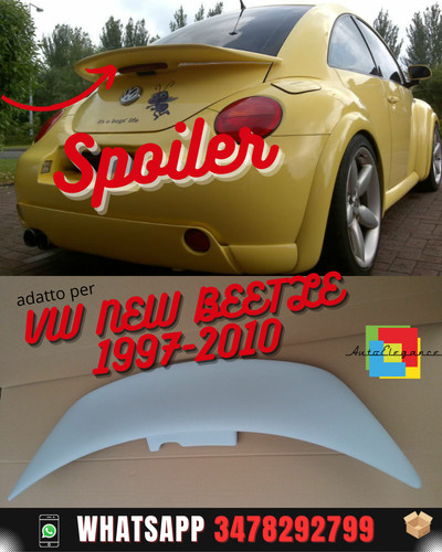 Spoiler arrière sur capot - spoiler,