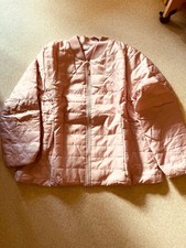 veste matelassee fermeture eclair femme Laure de Seine vieux rose T.50-52 neuf