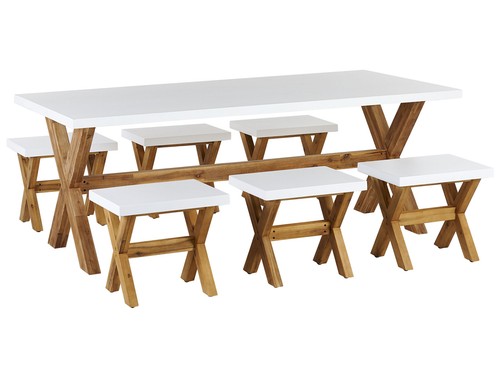 Set jardin places - places, table