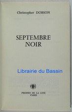 Septembre noir Christopher Dobson 1975