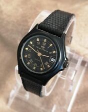 Montre Femme  Yonger Bresson Vintage 1985 Classique Cuir Métal Quartz Swiss Made