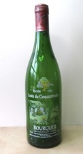 Bouteille vide Cuvée du cinquantenaire Bourgueil 1992 Jardin du cheminot.