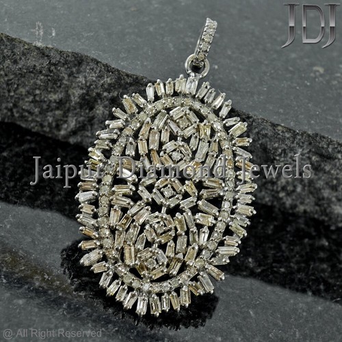 Naturel diamants baguette 925 - diamants,