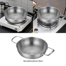 Poêle à paella en acier