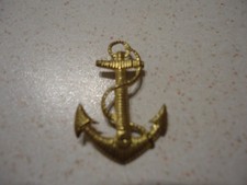 INSIGNE CALOT , ANCRE DE MARINE TDM Métal léger