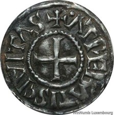 G4977 Rare Denier Charles le Chauve 840 877 Arras Argent -> Faire offre