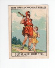 Chromo SUISSE Swiss Guillaume Tell Europe Europa TB 1930s PUPIER 2 scans