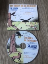 CD LIVRE AUDIO LES FABLES DE LA FONTAINE LE CORBEAU ET LE RENARD LA CIGALE