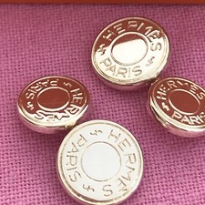 Hermès - Boutons De Manchettes- Cufflink-argent 925 Sterling - New