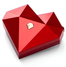 Rose Eternelle Boite à Bijoux ouverture Automatique Bague Fiançailles Mariage