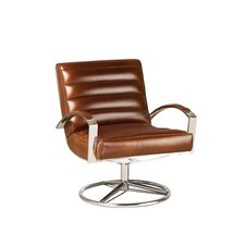 Fauteuil Club "Clueso" Brun