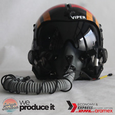 TOP GUN VIPER HGU-33 FLIGHT HELMET + MBU-12/P MASK MOVIE PROP PILOT AVIATOR USN