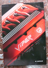 RARE CATALOGUE DODGE VIPER RT 10  - CHRYSLER 1992 - EN TRES BON ETAT EN ANGLAIS