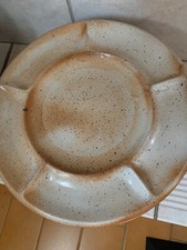 Vintage LONGCHAMP Lot 6 assiettes à Compartiments  en GRES 