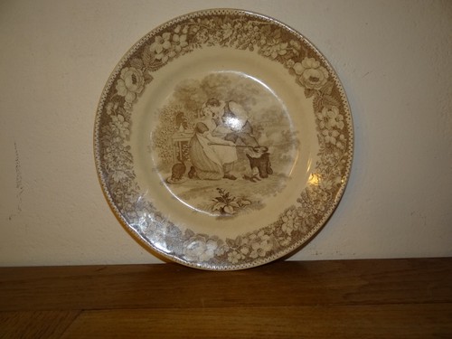 Rare assiette faïence - faïence, de