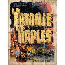LA BATAILLE DE NAPLES Affiche de cinéma  - 120x160 cm. - 1962 - Raffaele Barbato